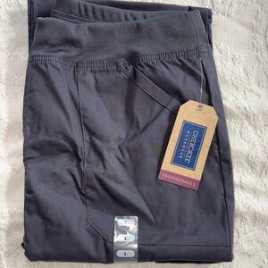 Cherokee Pewter Stretch Waist Scrub Pants